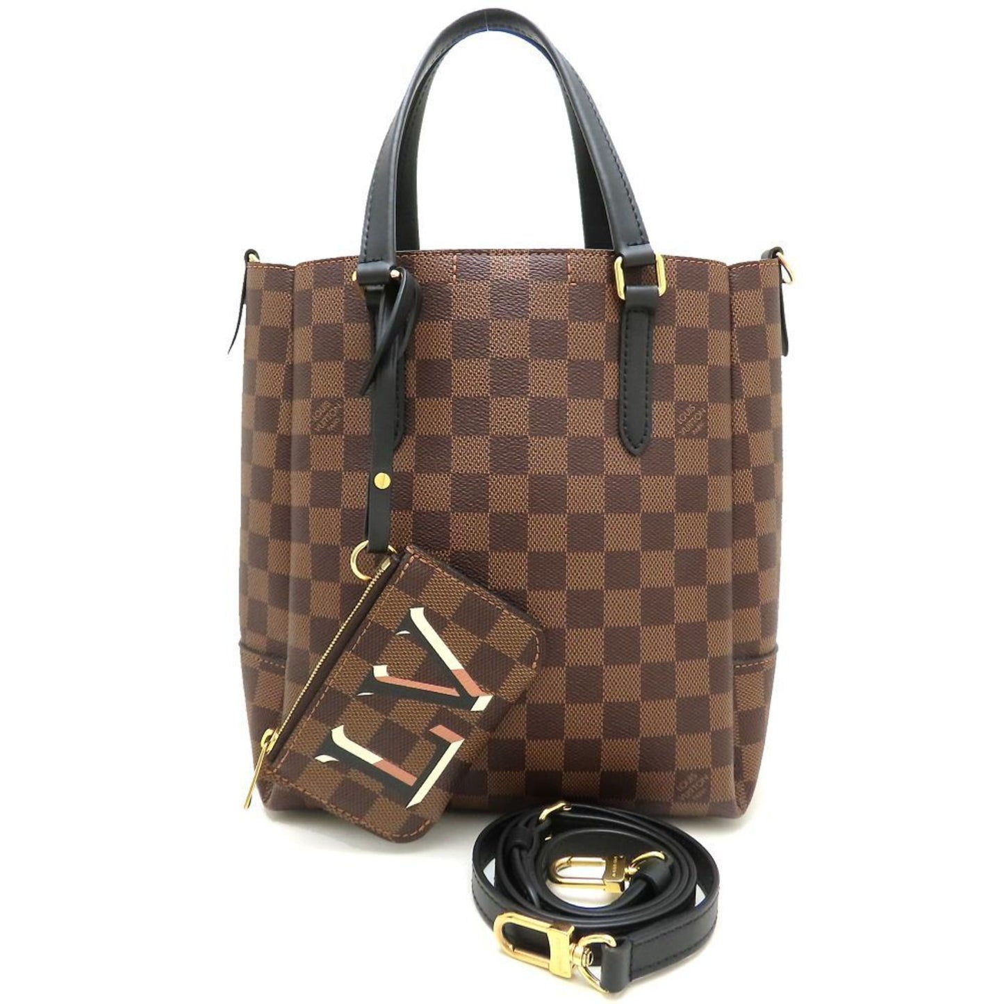 Louis Vuitton Damier Belmont Nv Bb N60348 Handbag