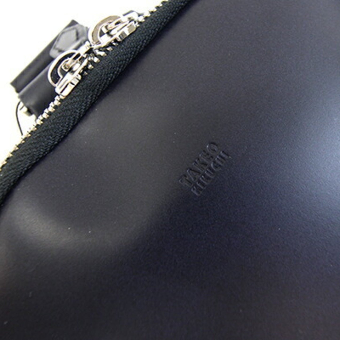 Takeo Kikuchi Body Bag 070 02340 Dark Navy Black Leather