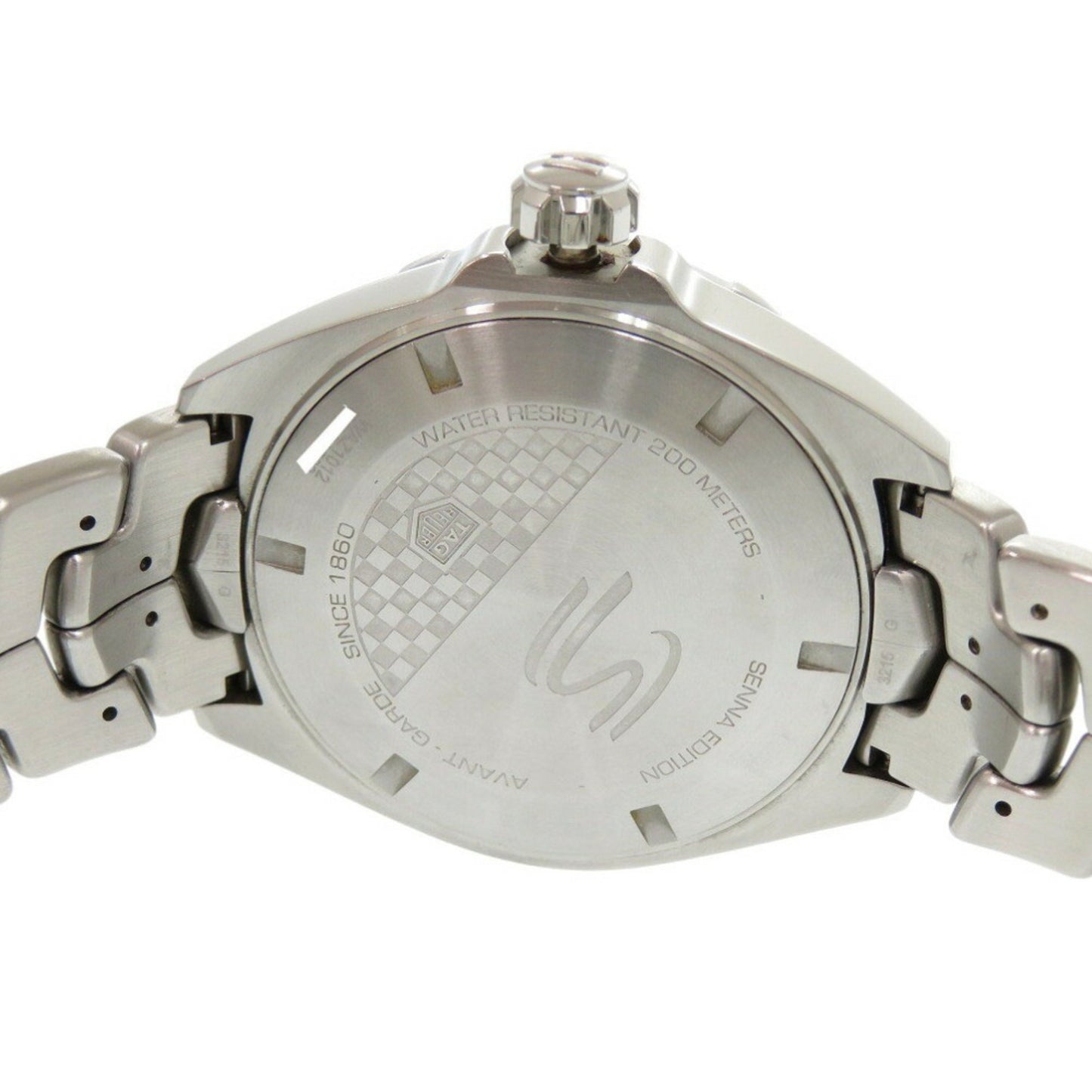 Tag Heuer Formula 1 Ayrton Senna Edition Waz1012 Stainless Steel Black Quartz Watch