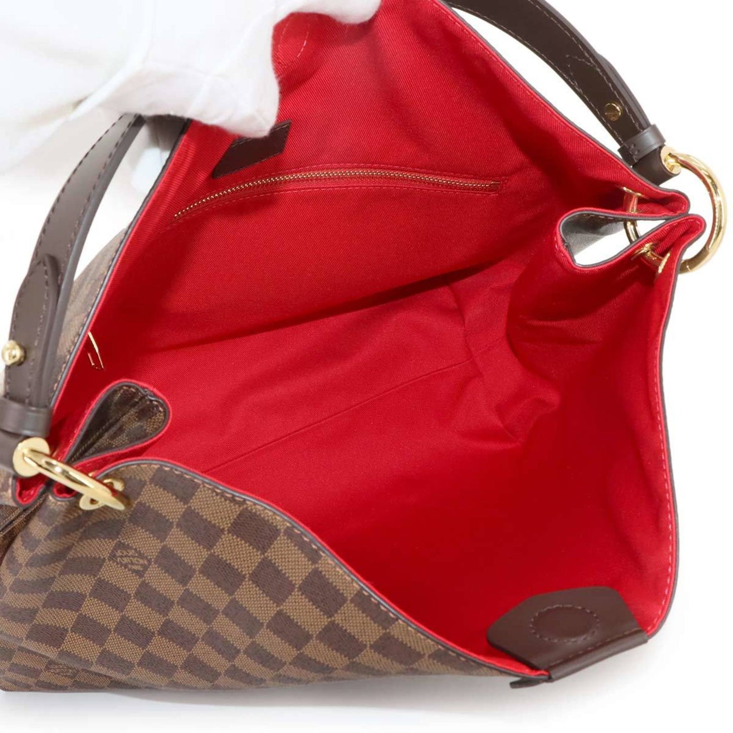 Louis Vuitton Damier Graceful Mm Shoulder Bag Ebene N44045 Rfid