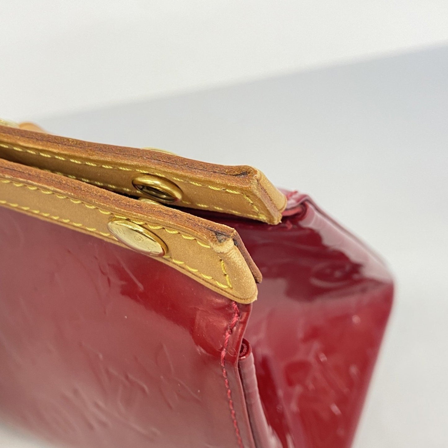 Louis Vuitton Vernis Roxbury Drive Shoulder Bag M91987 Pomme D'Amour
