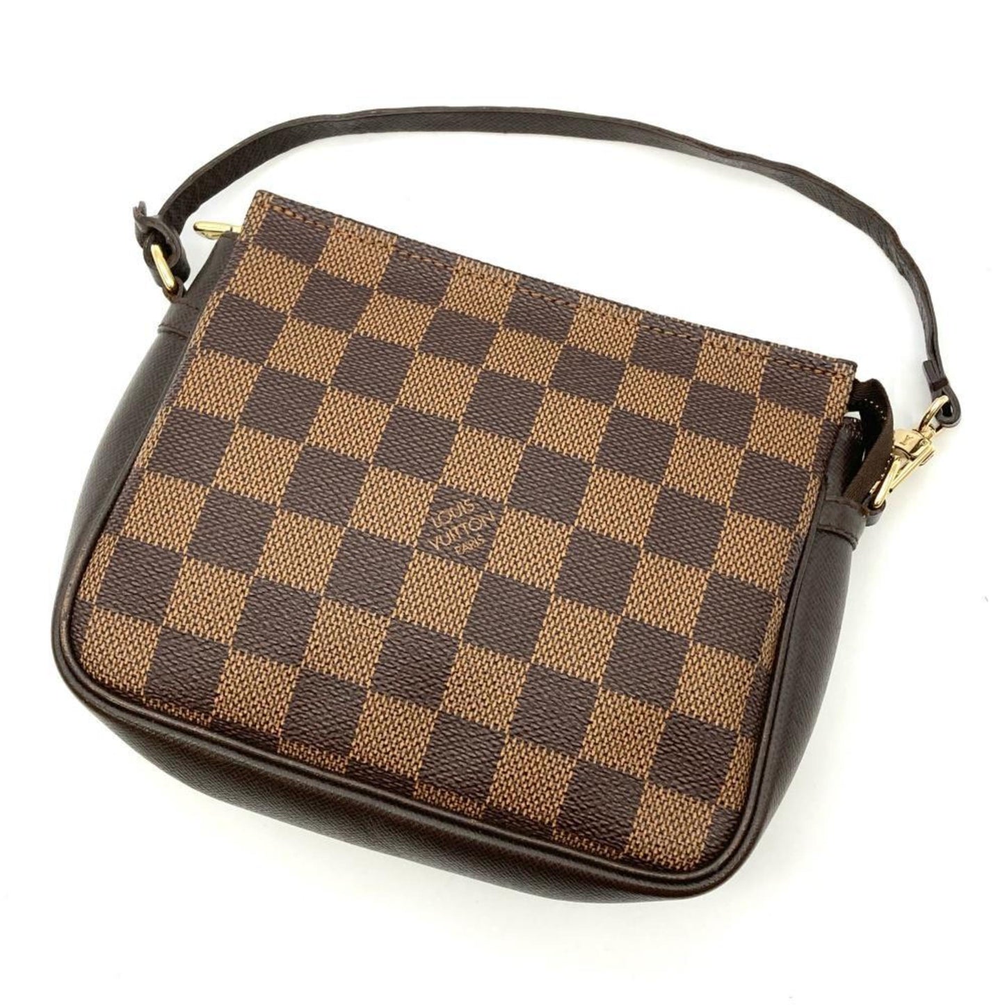 Louis Vuitton Truth Makeup Pochette Hand Pouch Damier Ebene N51982 Brown No1918