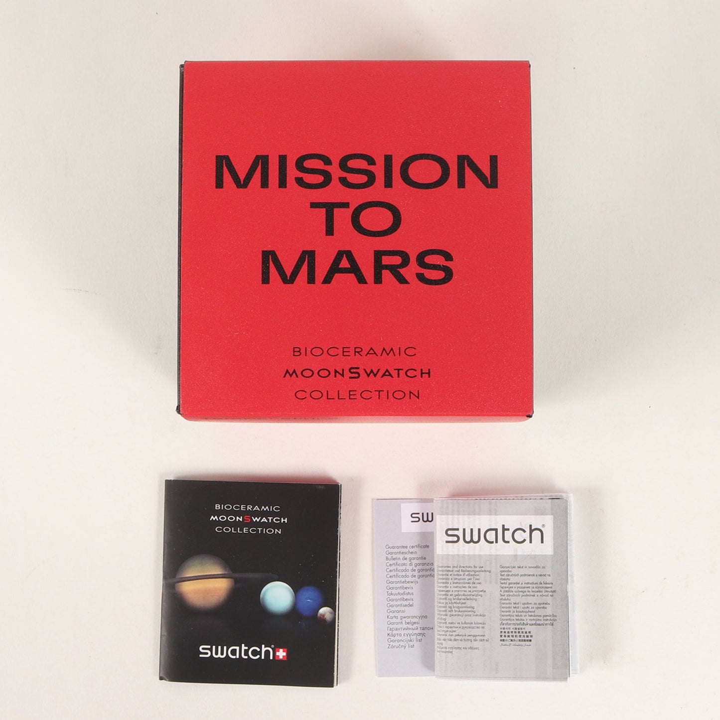 Omega Swatch Mission To The Mars Watch (So33R100) Red White Collaboration