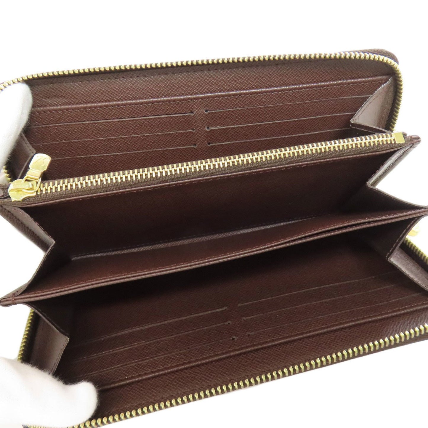 Louis Vuitton N41661 Zippy Wallet Long Damier Canvas