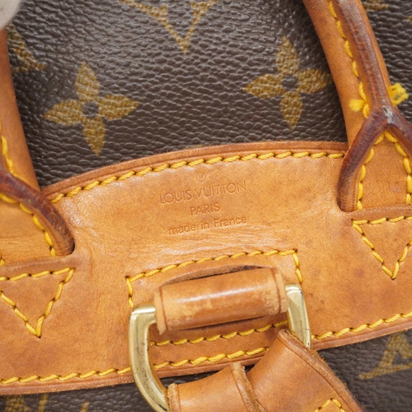 Louis Vuitton Monogram Mini Montsouris Backpack/Daypack M51137 Brown