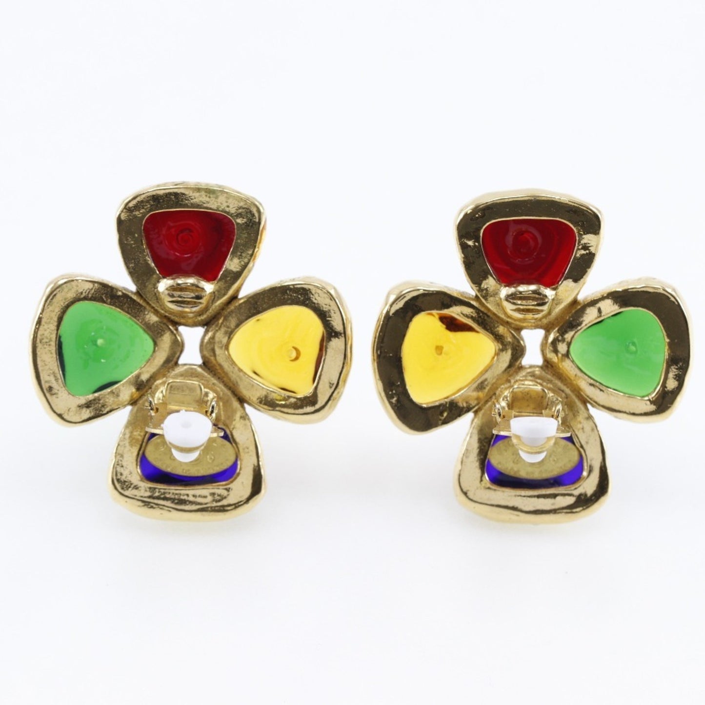 Chanel Gripoa Earrings Gold Plated 26 Approx. 45.0G