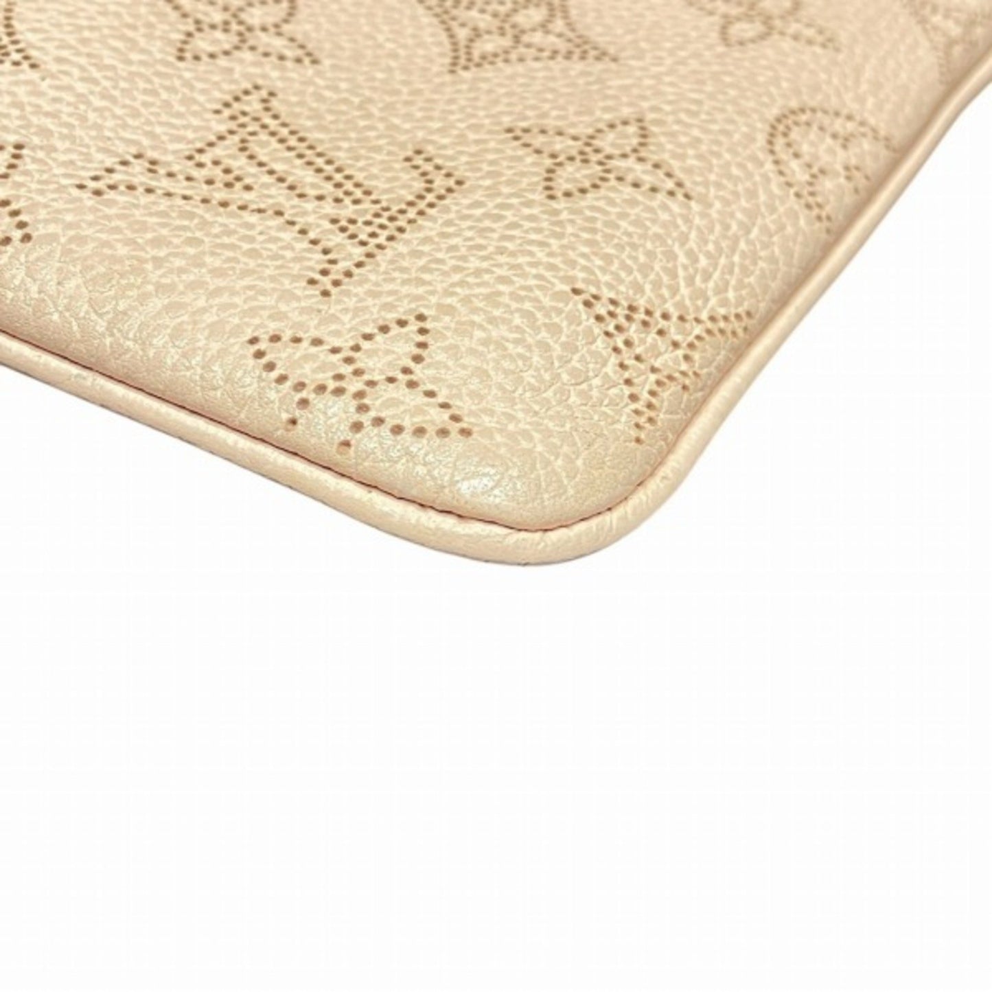 Louis Vuitton Monogram Mahina Pochette Cle Wallet/Coin Case Magnolia M69508 Accessories