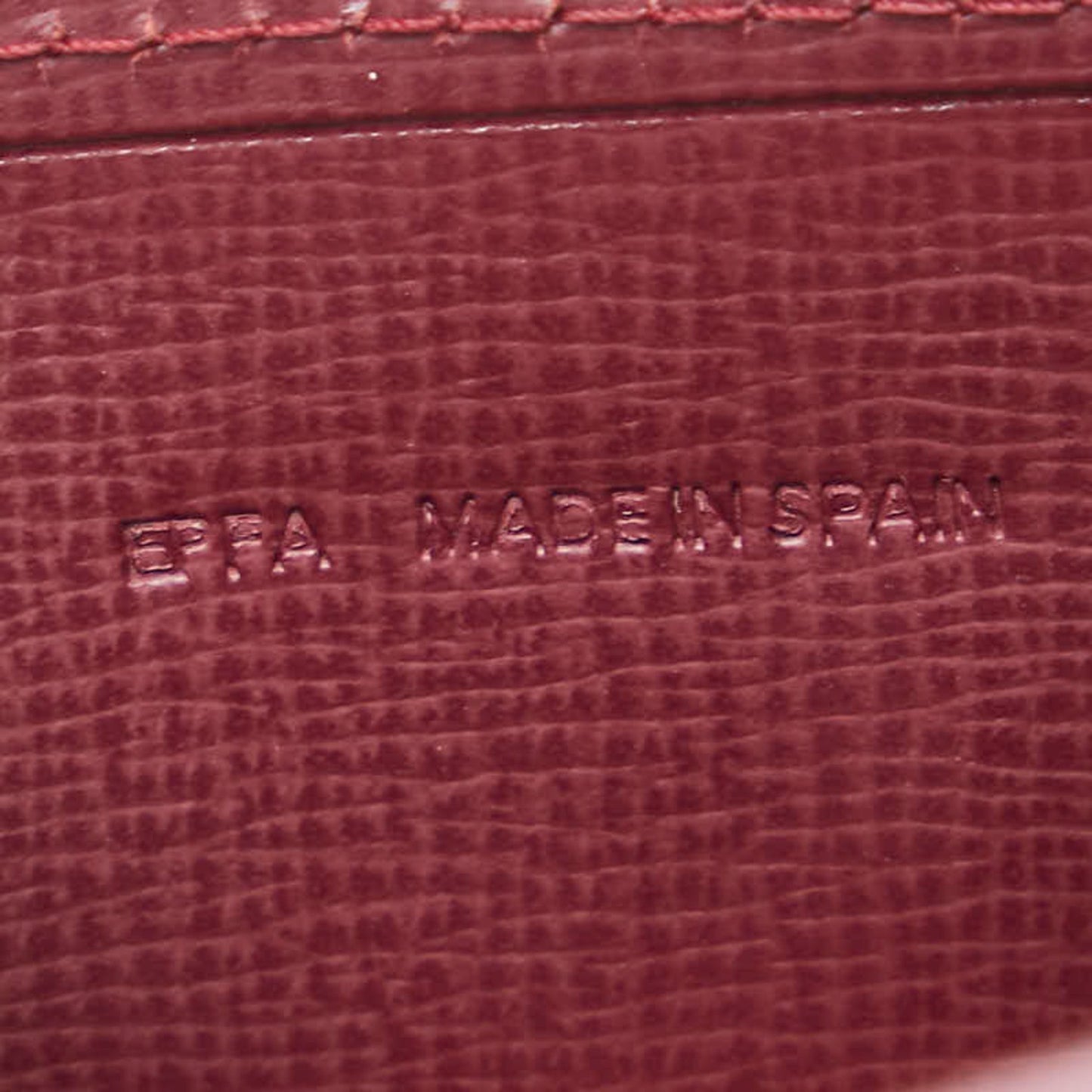 Cartier Must Line Wallet/Coin Case Wine Red Bordeaux Leather