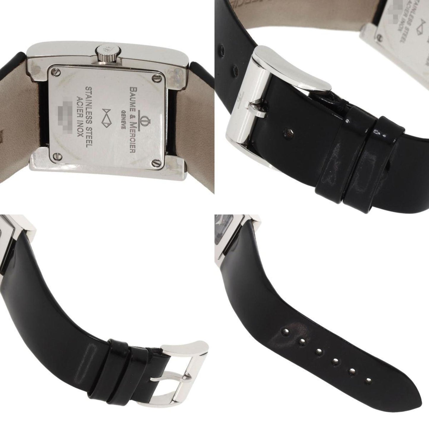 Baume & Mercier Moa8167 Catwalk Watch Stainless Steel Leather