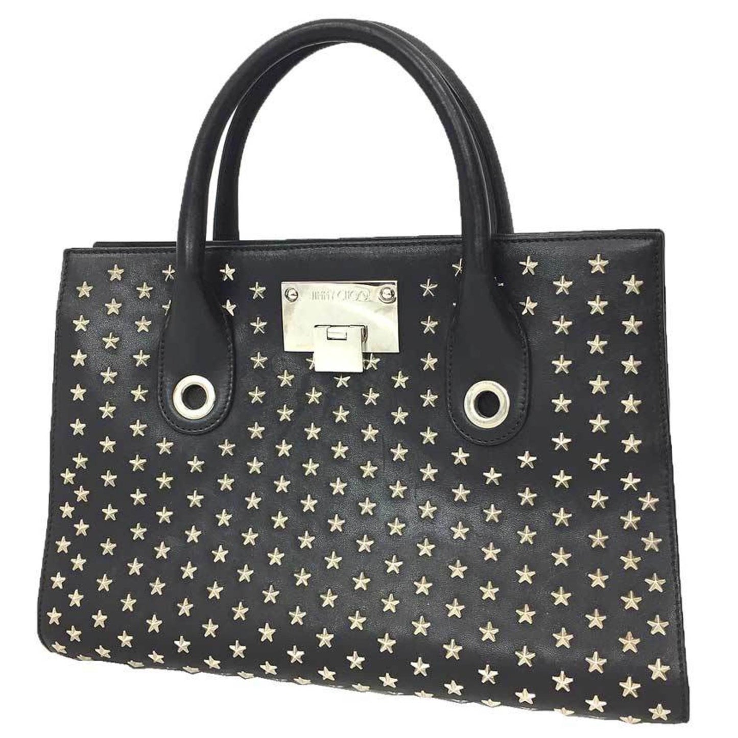 Jimmy Choo Riley Tote Bag In Black