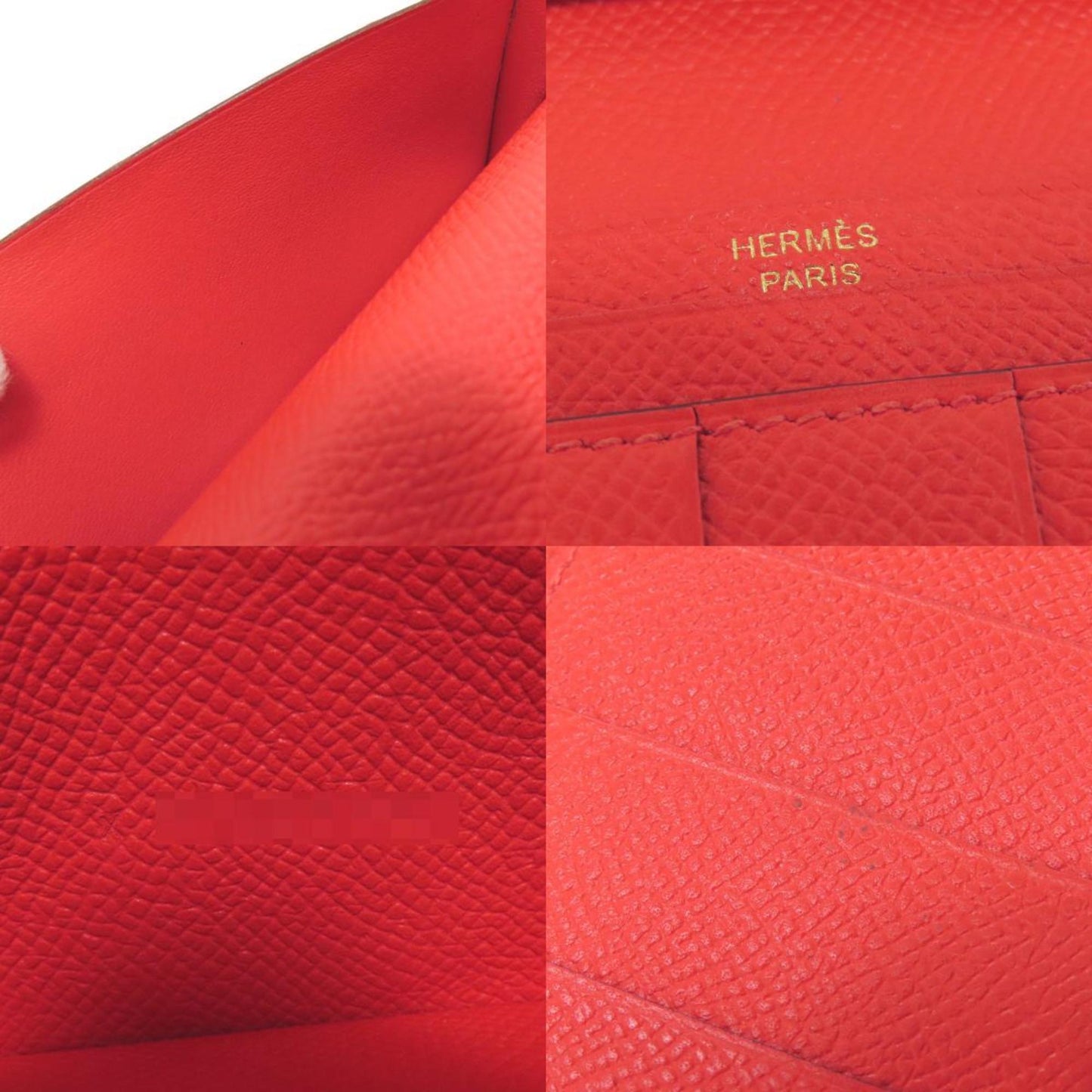 Hermes Bearn Soufflet Long Wallet Epson