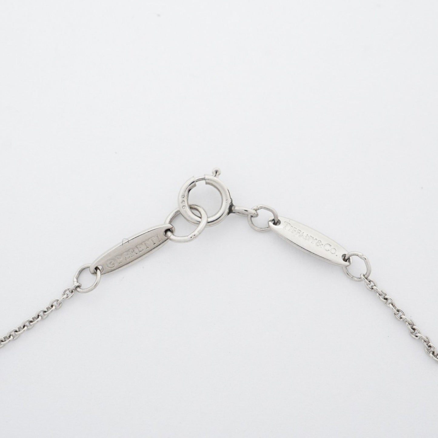 Tiffany Heart Necklace Pt950 Platinum