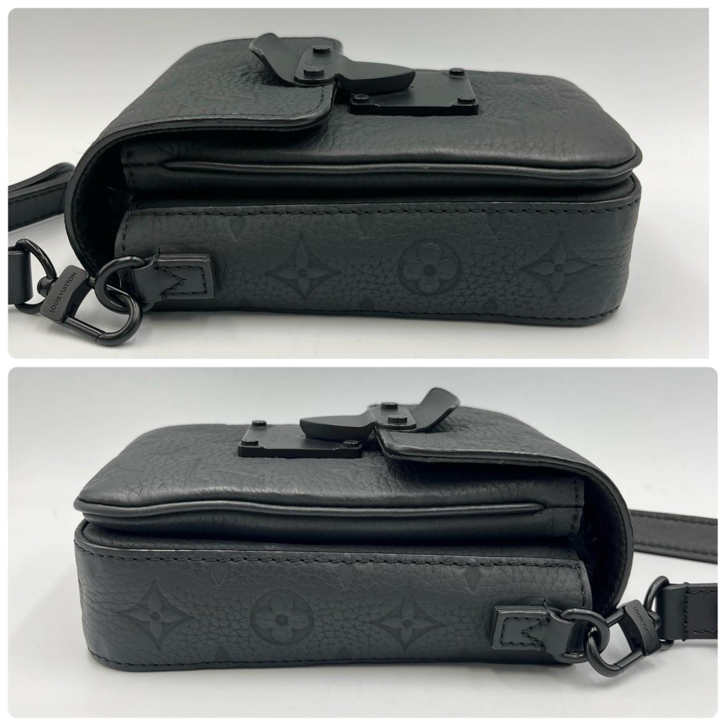 Louis Vuitton S-Lock Vertical Wearable Wallet Shoulder Bag M81524 Leather