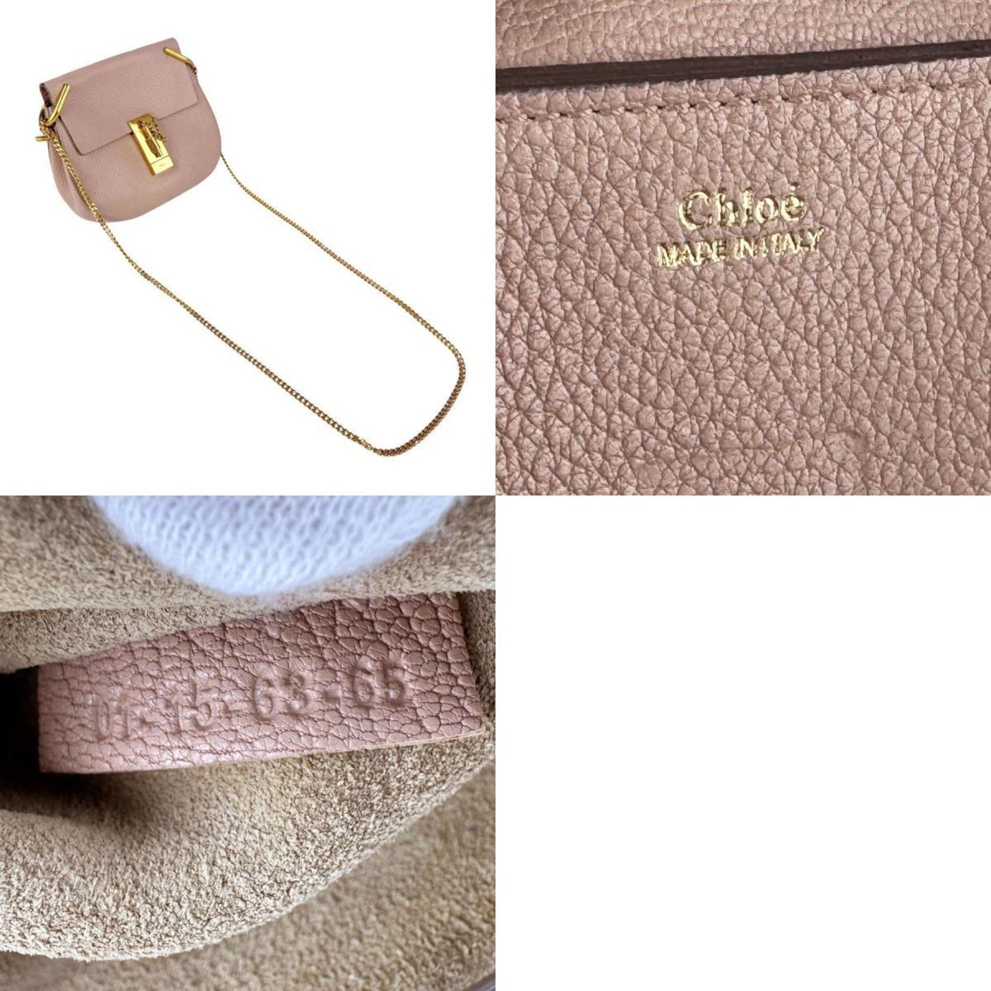 Chlo Chloe Drew Shoulder Bag In Leather And Metal