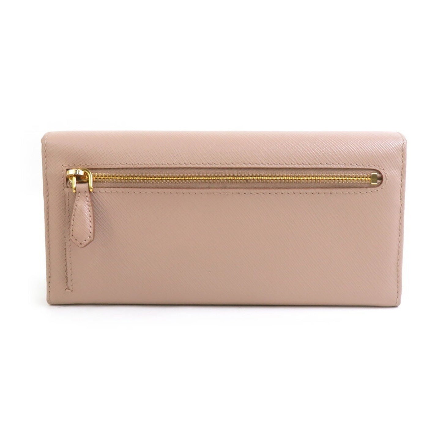 Prada Bi-Fold Long Wallet In Leather