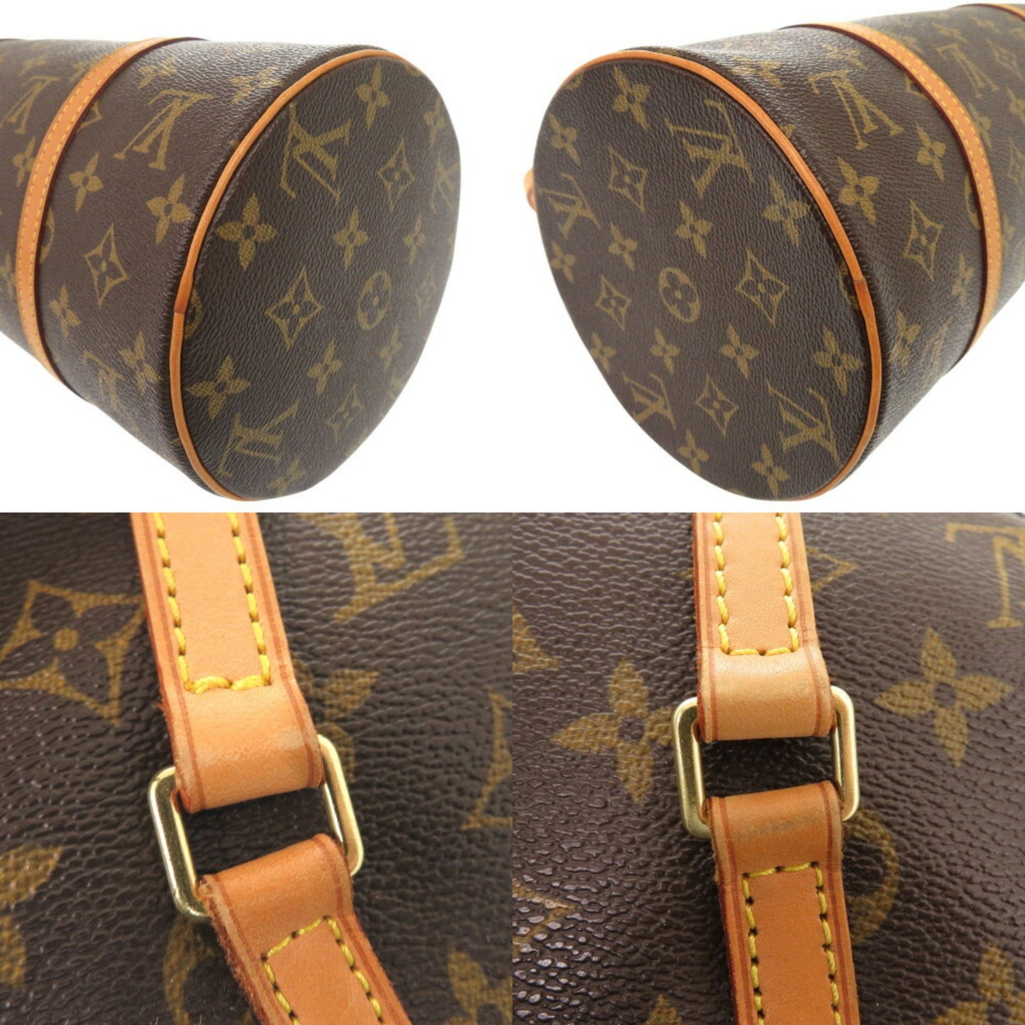 Louis Vuitton Papillon 30 Nume Leather Monogram M51385 Brown Handbag Lv 0575Louis Vuitton