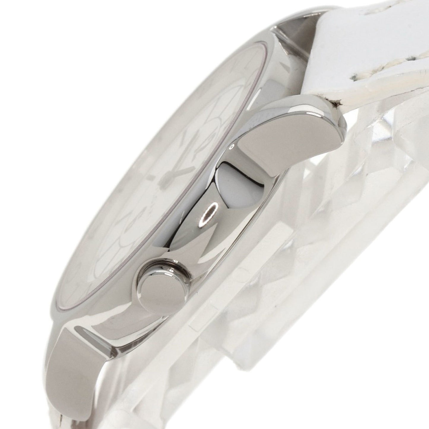 Bvlgari St35S Solotempo Watch Stainless Steel Leather
