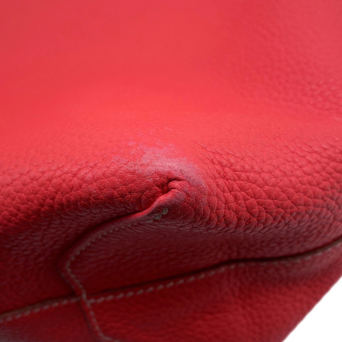 Hermes Tote Bag Double Sens 45 Rose Jaipur Sanguine Taurillon Clemence ?R Stamp