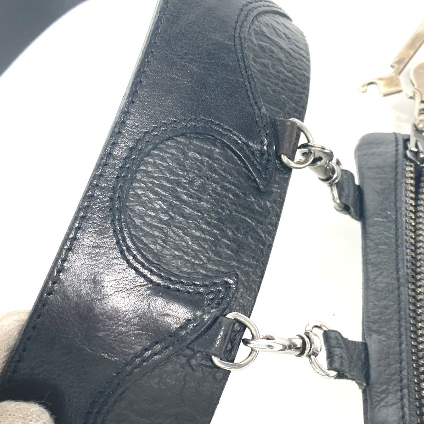 Versace Versace Belt Bag Waist Pouch Leather