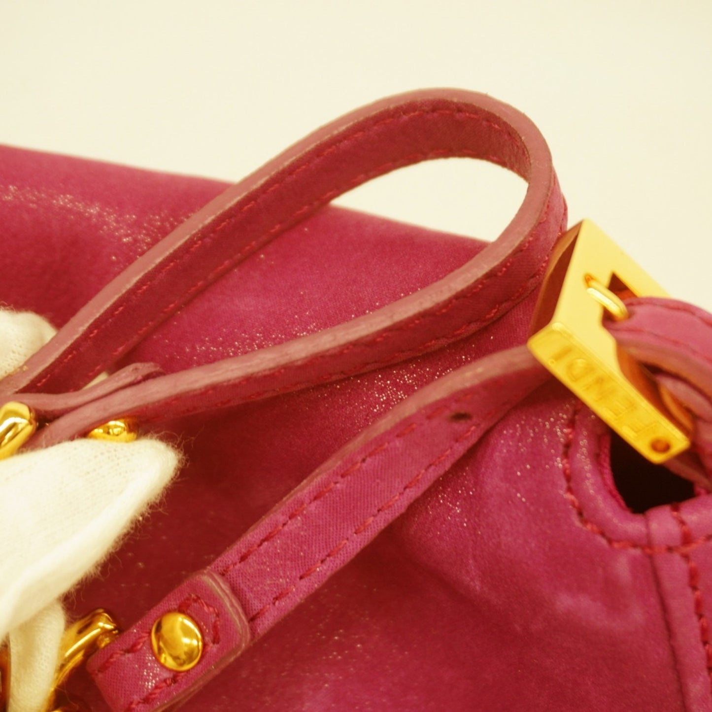 Fendi Mamma Bucket Leather Handbag