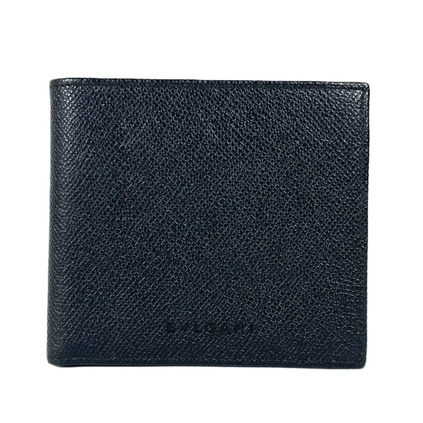 Bvlgari Bulgari Logo Compact Wallet Bi-Fold Leather