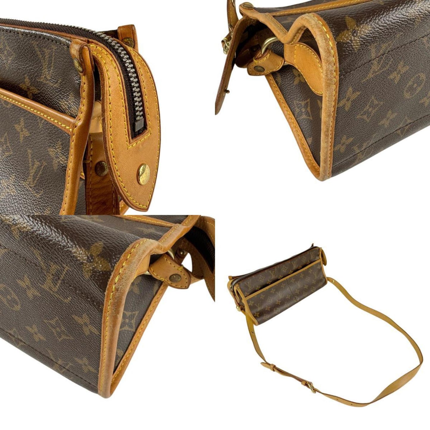 Louis Vuitton Louis Vuitton Shoulder Bag Monogram Popincourt Long Canvas Brown