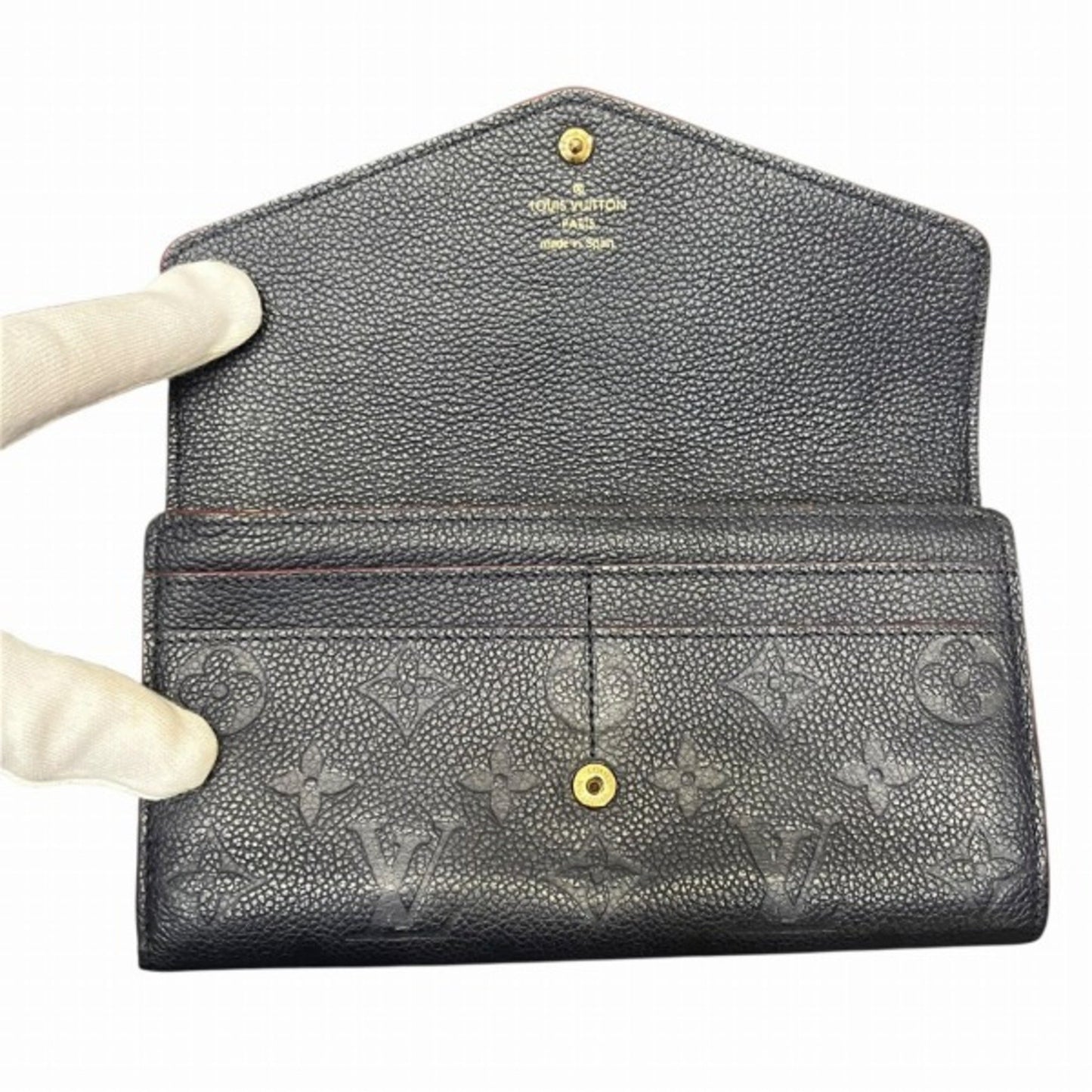 Louis Vuitton Monogram Empreinte Portefeuille Sarah M62125 Long Wallet