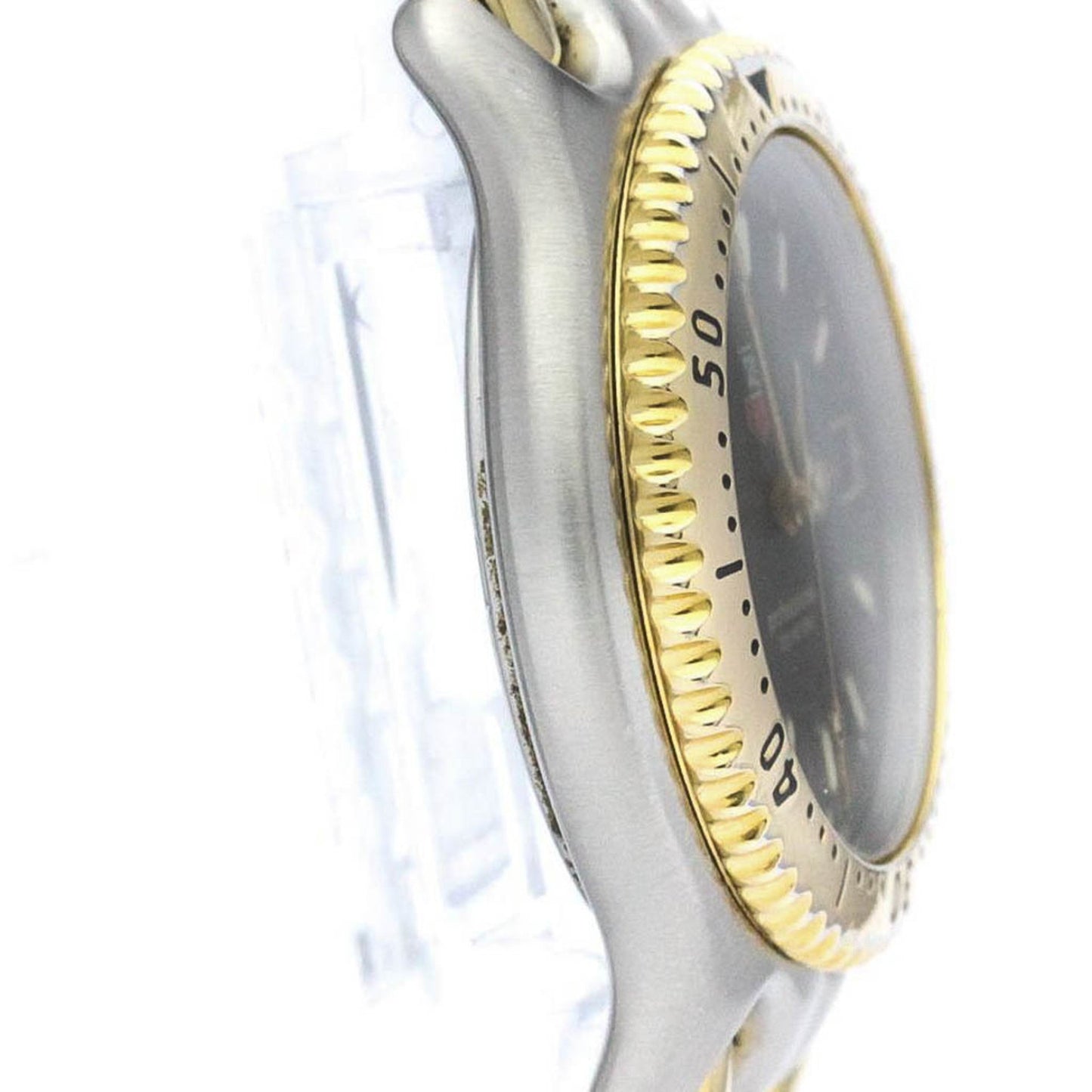 Polished Tag Heuer Sel Professional Gold Plated Steel