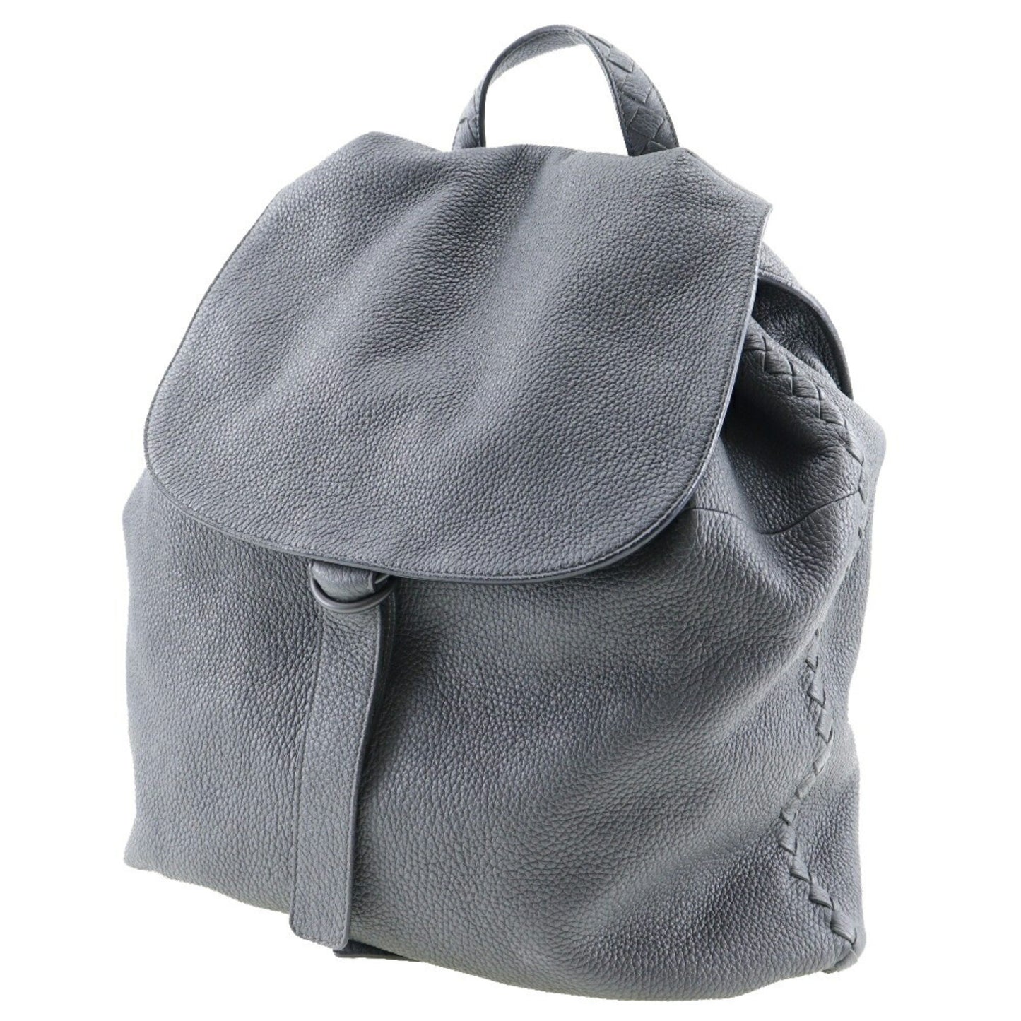 Bottega Veneta Bottegaveneta Intrecciato Backpack/Daypack Calf Made In Italy Gray Shoulder Handbag