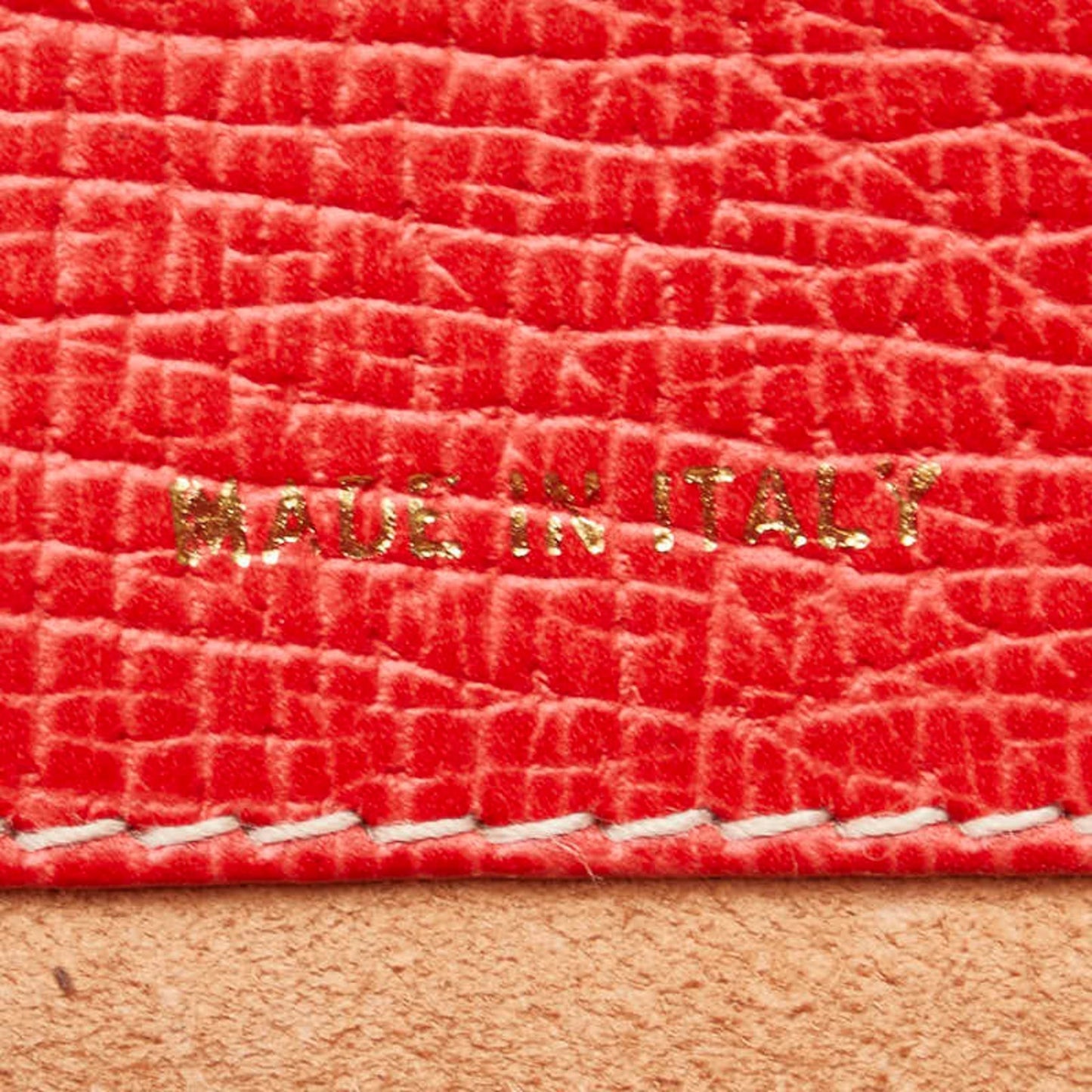 Loewe Tote Bag In Red Leather