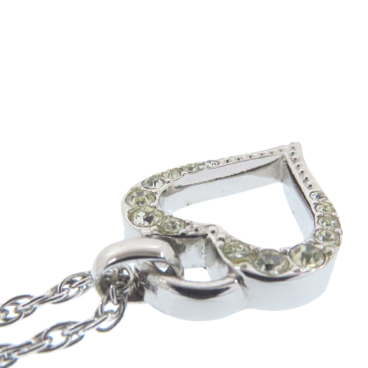 Christian Dior Heart Rhinestone Necklace