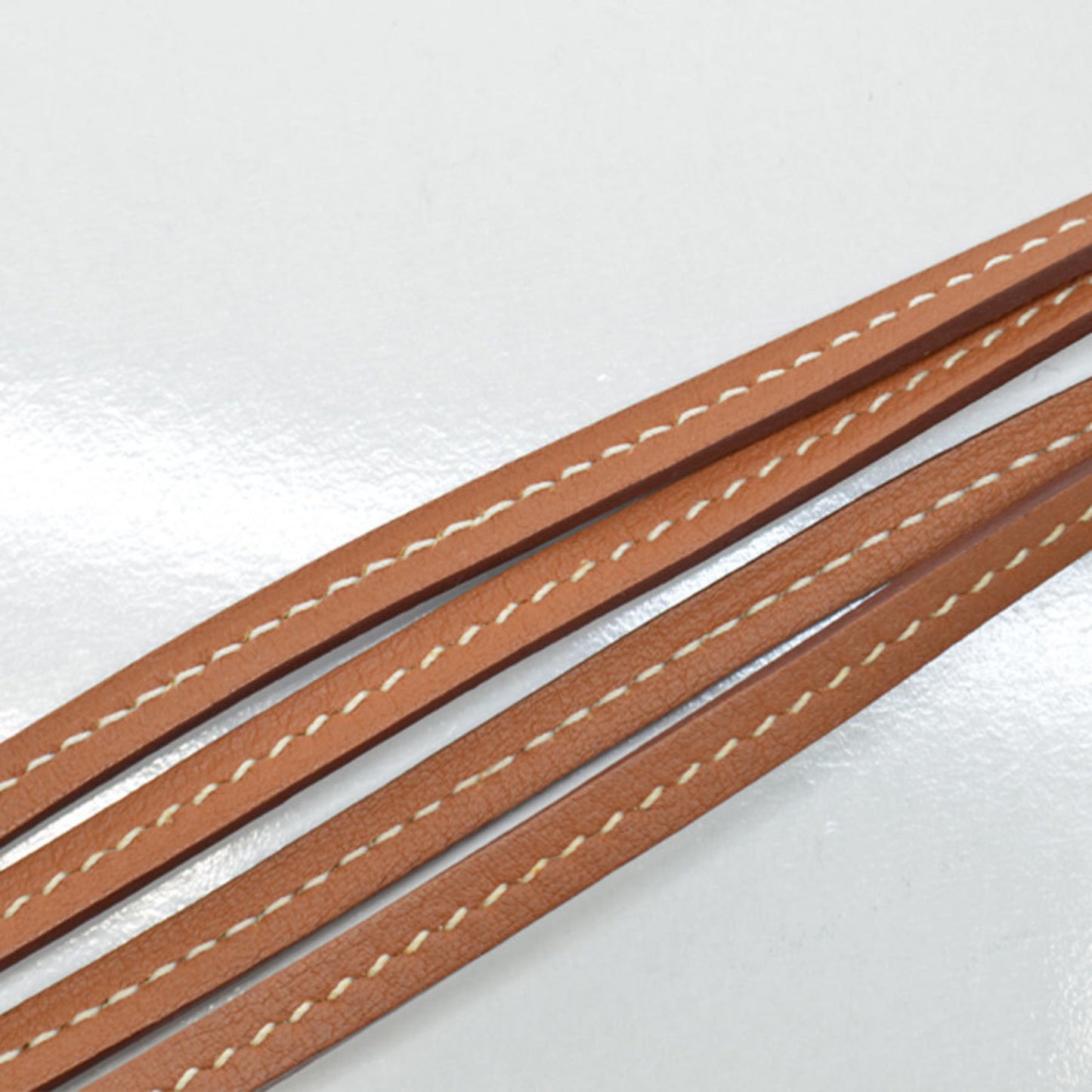 Hermes Necklace Variation Brown Pink Black Vaux Swift Lacquer Pendant