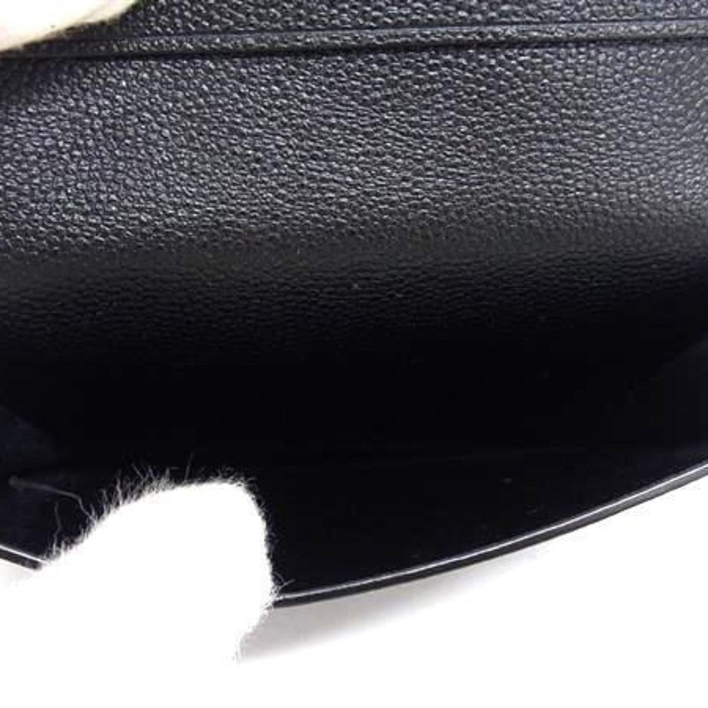 Cartier Santos Card Case - Black Leather