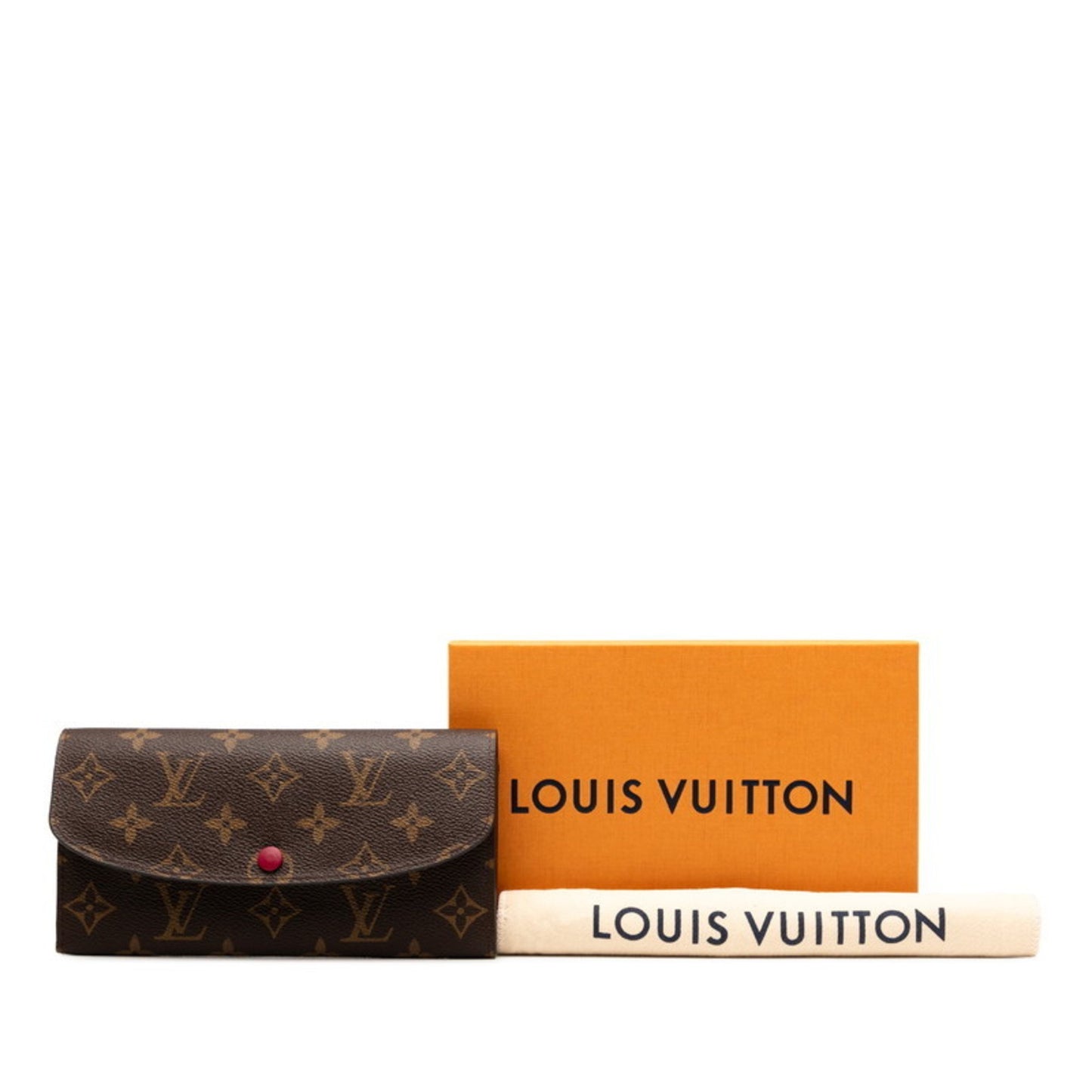 Louis Vuitton Monogram Portefeuille Emily Long Wallet M60697 Brown