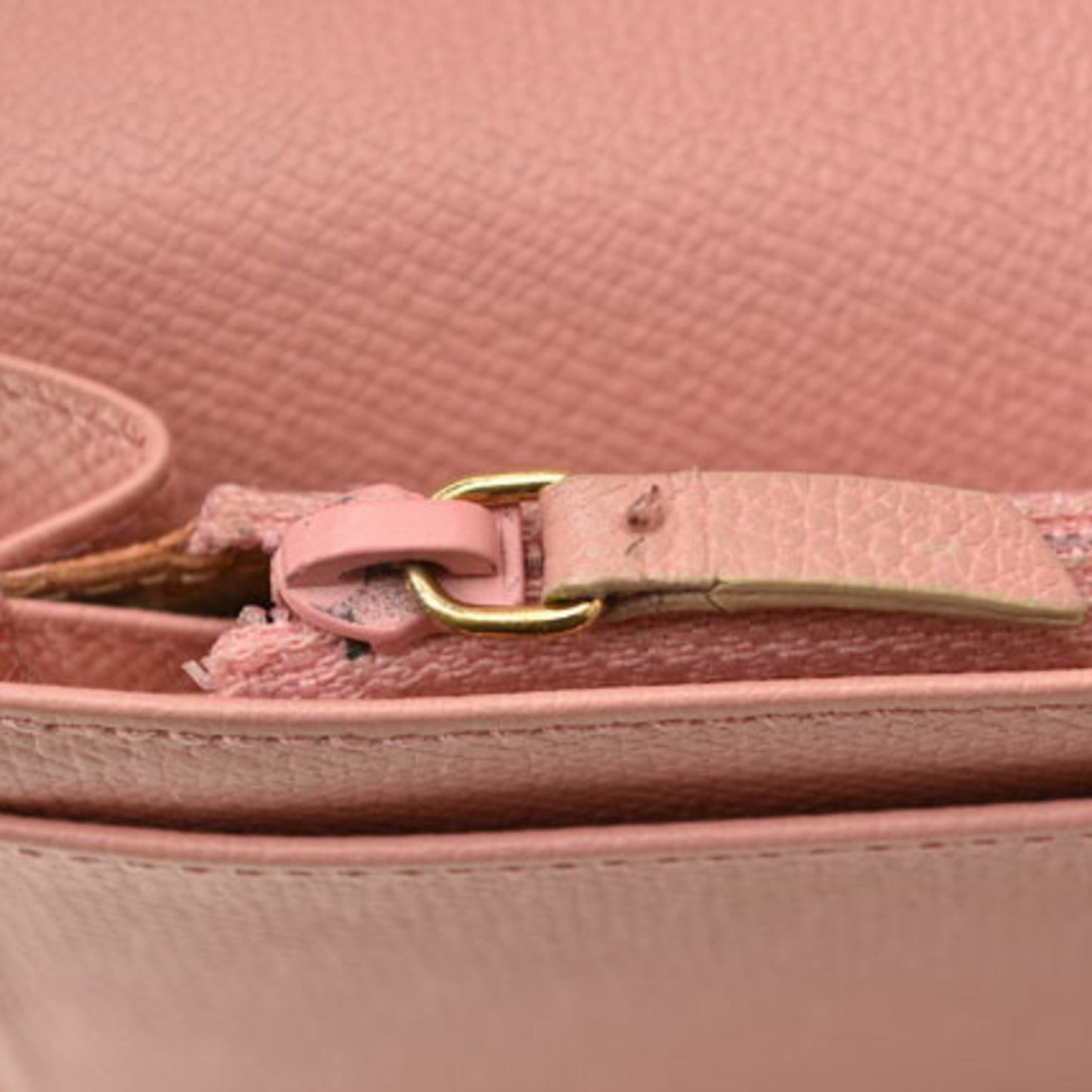 Chanel Wallet Long Here Mark Button Motif Leather Rose A20904