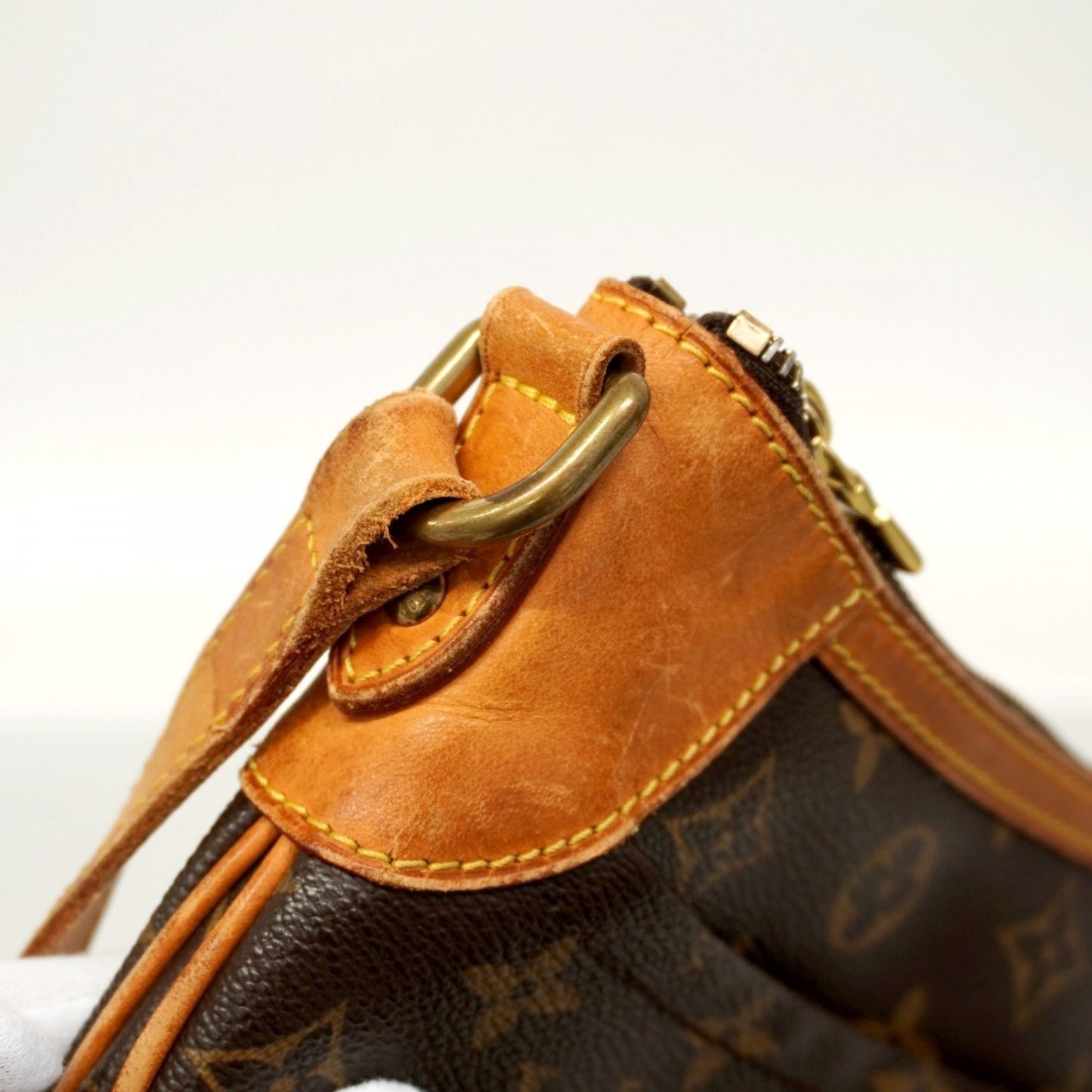 Louis Vuitton Monogram Odeon Pm Shoulder Bag M56390 Brown