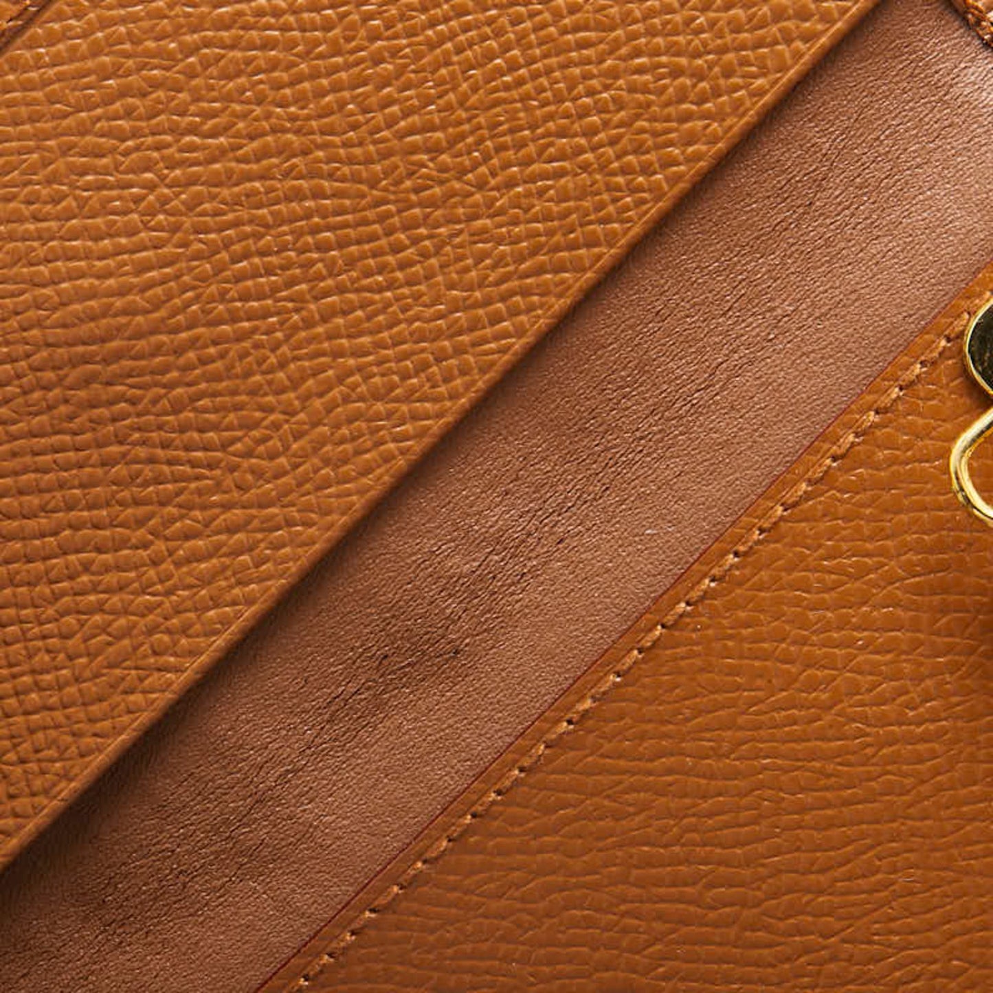 Bvlgari Long 6-Ring Key Case Brown Leather