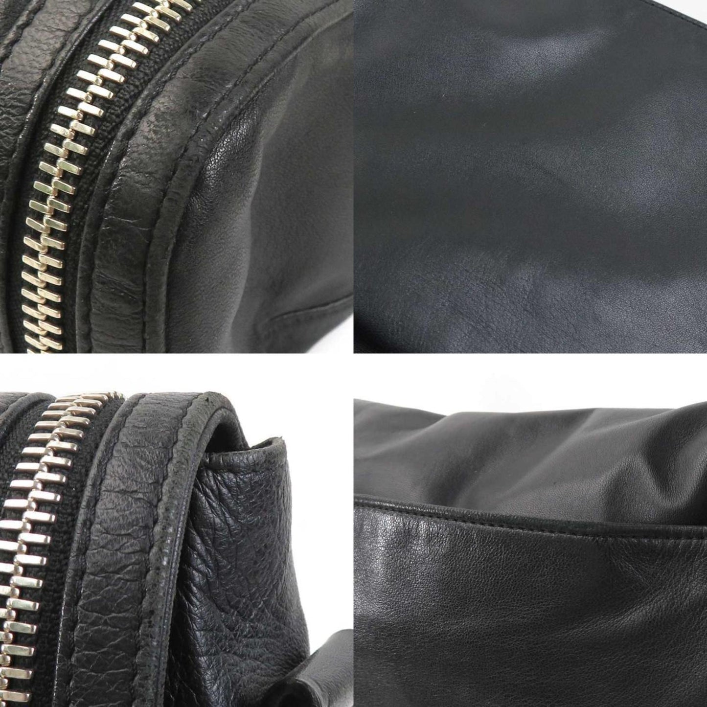 Dior Homme Shoulder Bag Leather Black
