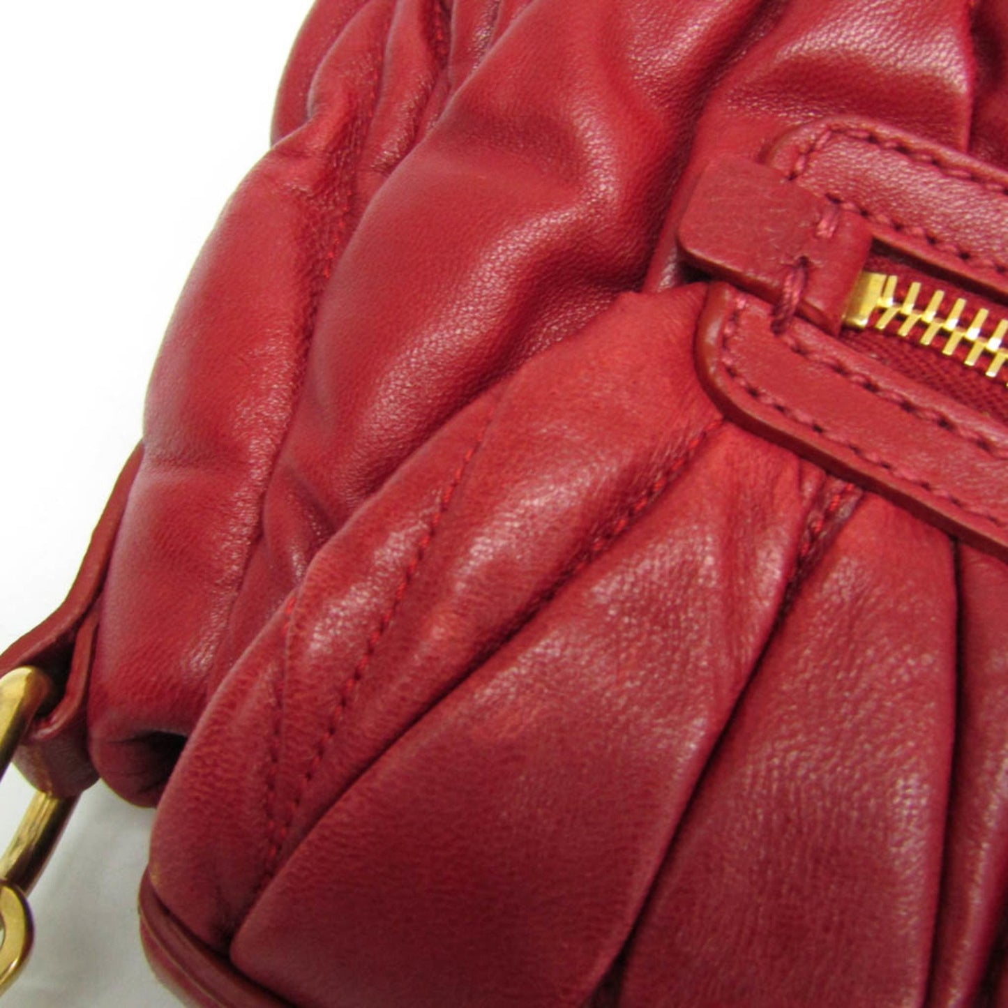 Miu Miu Matelasse Rn0666 Women'S Leather Handbag