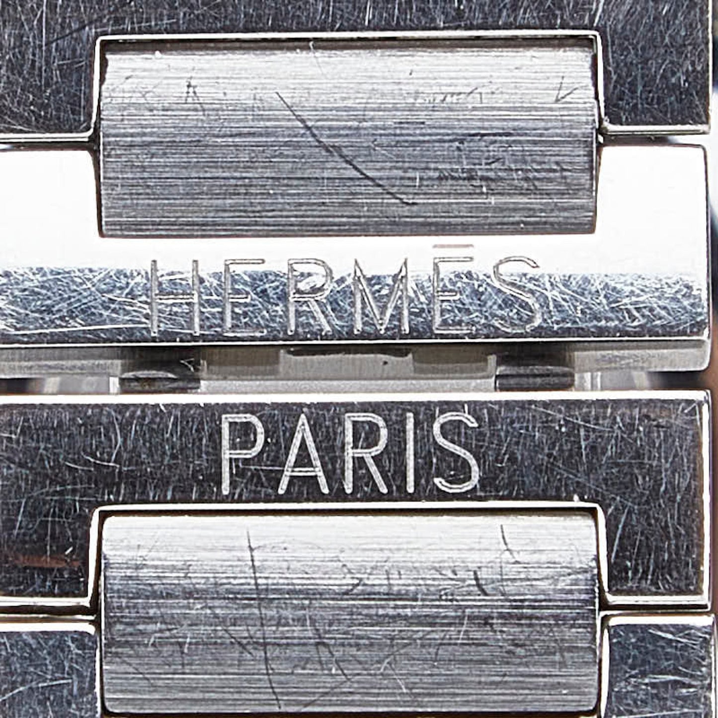Hermes Nomade Watch No1.710 Kinetic White Dial Stainless Steel