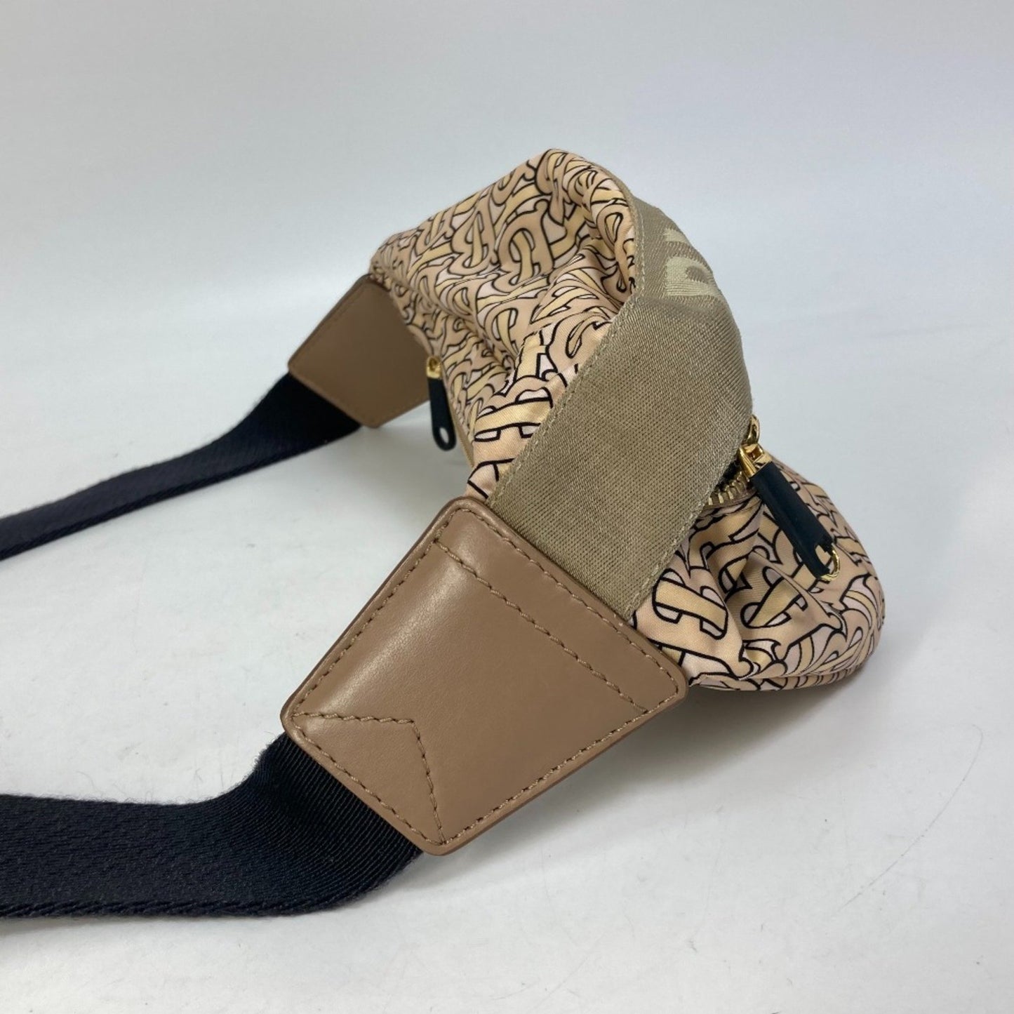Burberry Shoulder Bag Waist Pouch Body Bag Beige