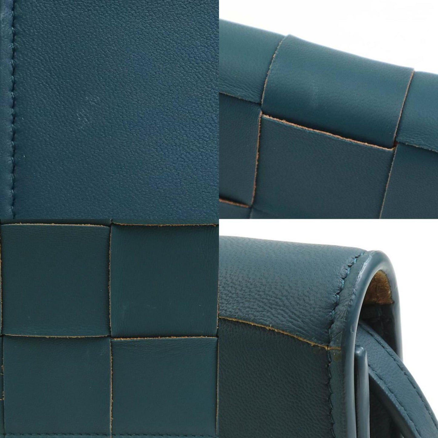 Bottega Veneta Shoulder Bag Leather Dark Green