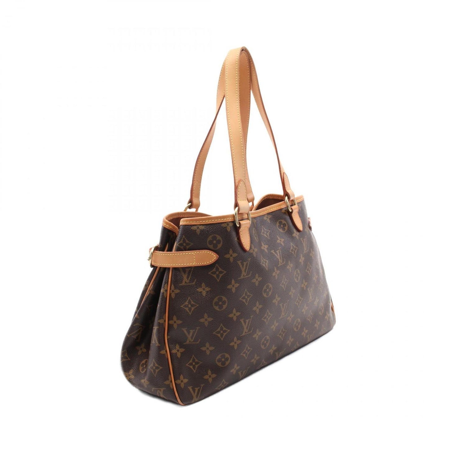 Louis Vuitton Batignolles Horizontal Monogram Shoulder Bag Coated Canvas Leather