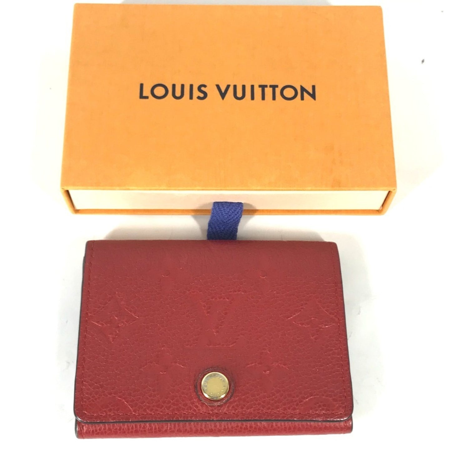 Louis Vuitton M58457 Monogram Empreinte Envelope Carte De Visite Bifold Business Card Case/Pass