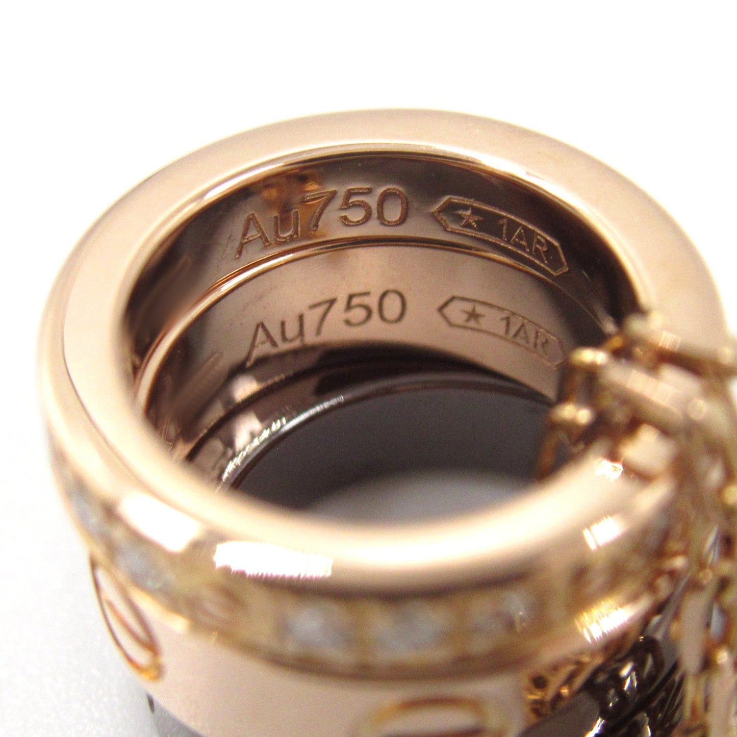 Cartier Love Three Hoop Diamond Necklace