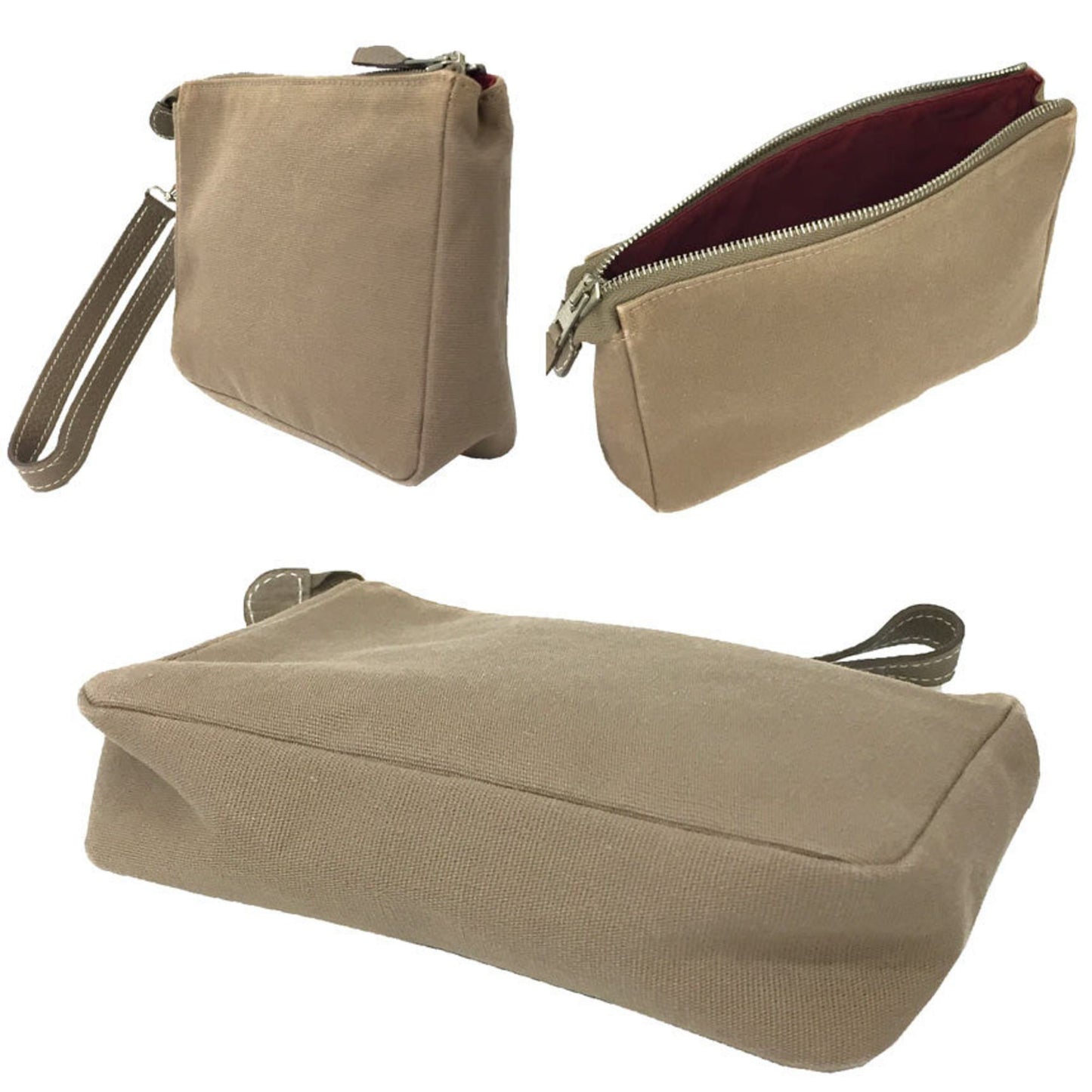 Hermes Hermes Pouch Wristlet Canvas