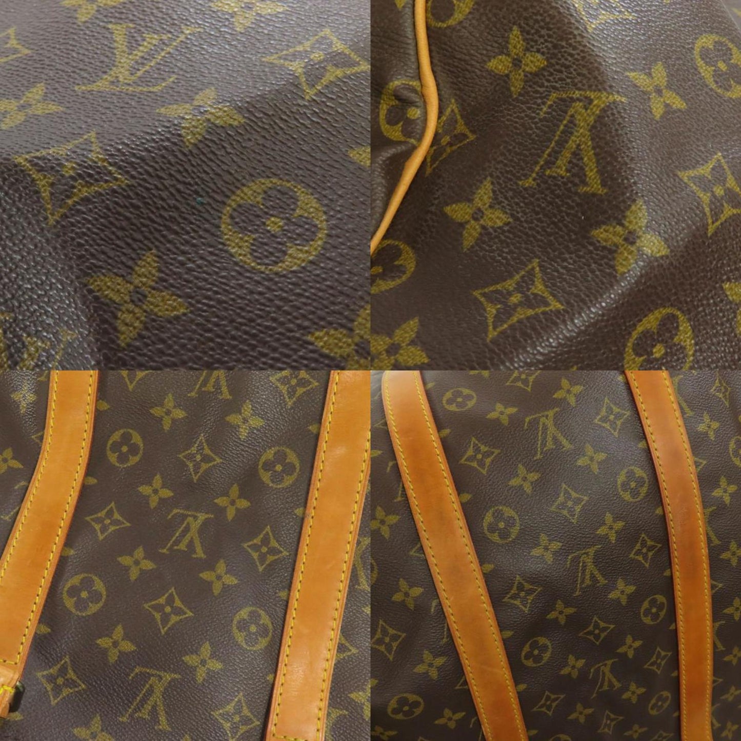 Louis Vuitton M41424 Keepall 55 Boston Bag Monogram Canvas