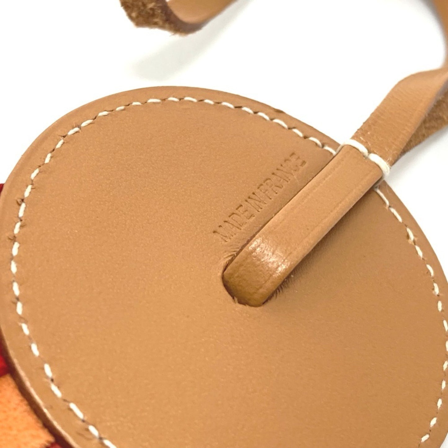 Hermes Paddock Flotte Bag Keychain Charm Anjou Milo