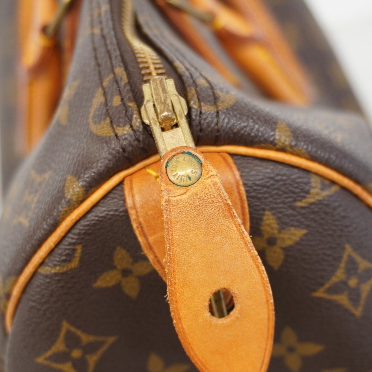 Louis Vuitton Monogram Speedy 35 Handbag M41107 Brown