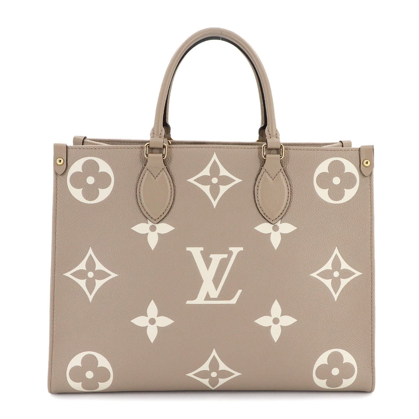 Louis Vuitton Two-Tone Monogram Empreinte On-The-Go Mm 2-Way Tote/Shoulder Bag